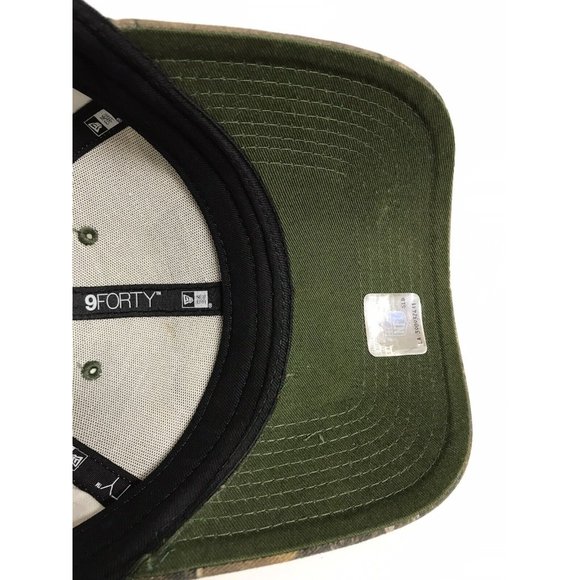 Seattle Seahawks Tree Camouflage Adjustable Hat - Picture 6 of 7